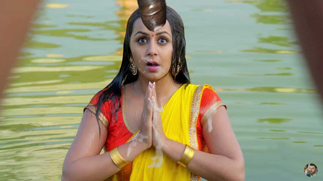 Nikki Galranisex - Nikki Galrani Cumshot In Yellow Half Saree | Bollywood X.org