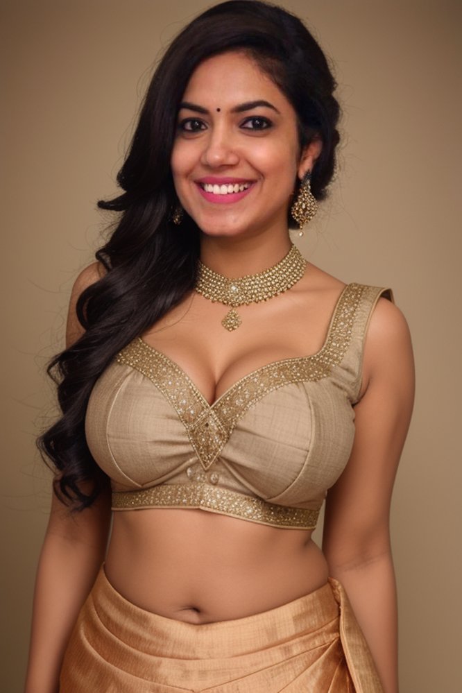 Ritu Varma blouse sexy low neck pose