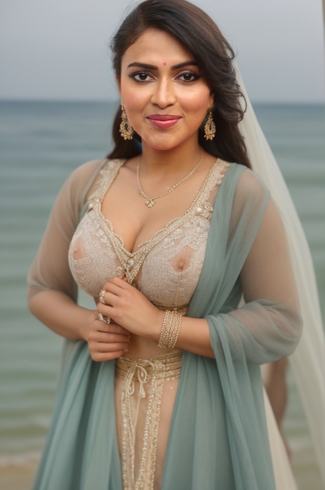 Amala Paul Sexy without dress Nude Cleavage Pics Fakes